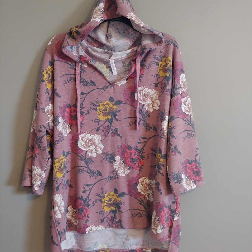 Vintage Floral hoodie